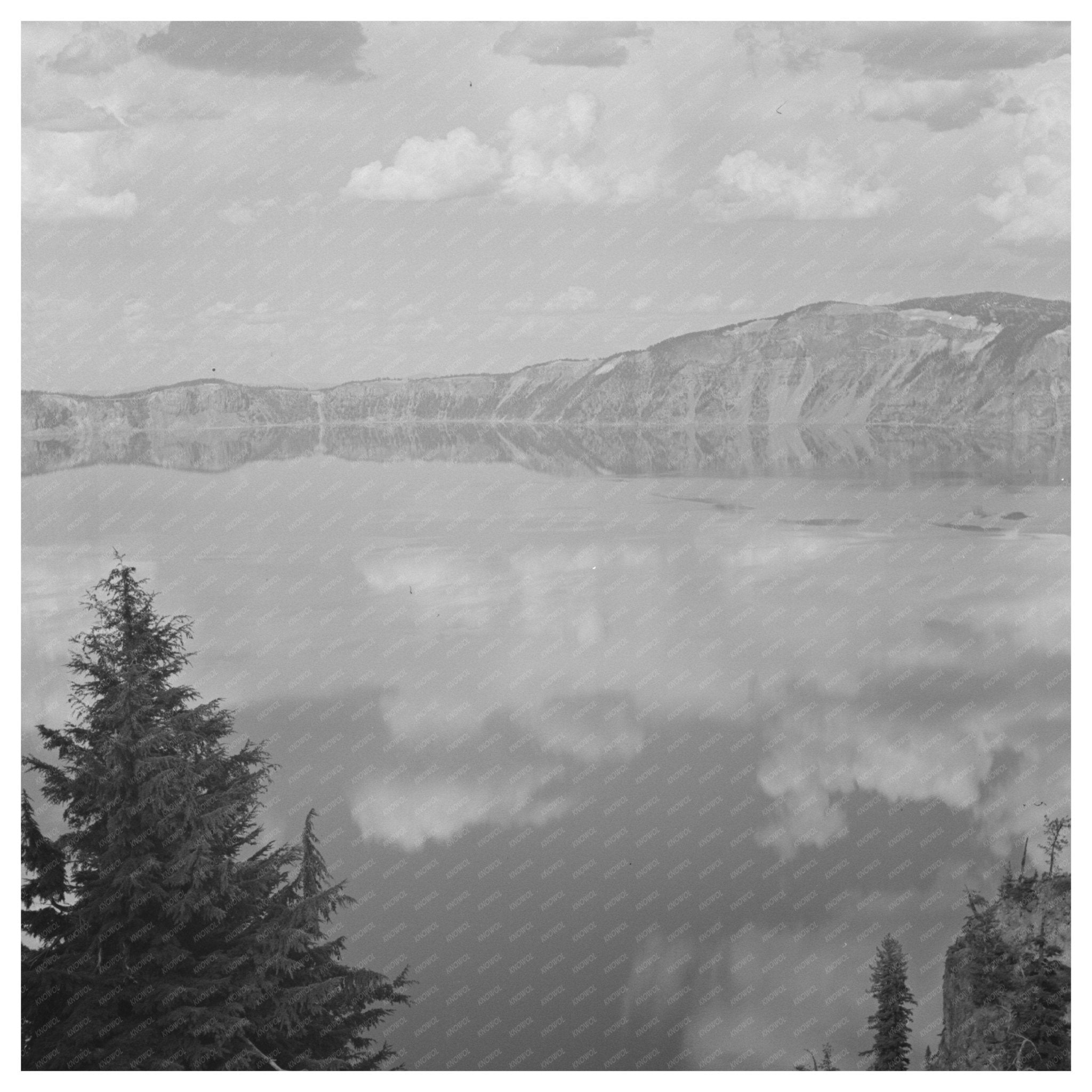 Crater Lake National Park Oregon July 1942 Vintage Photo - Available at KNOWOL