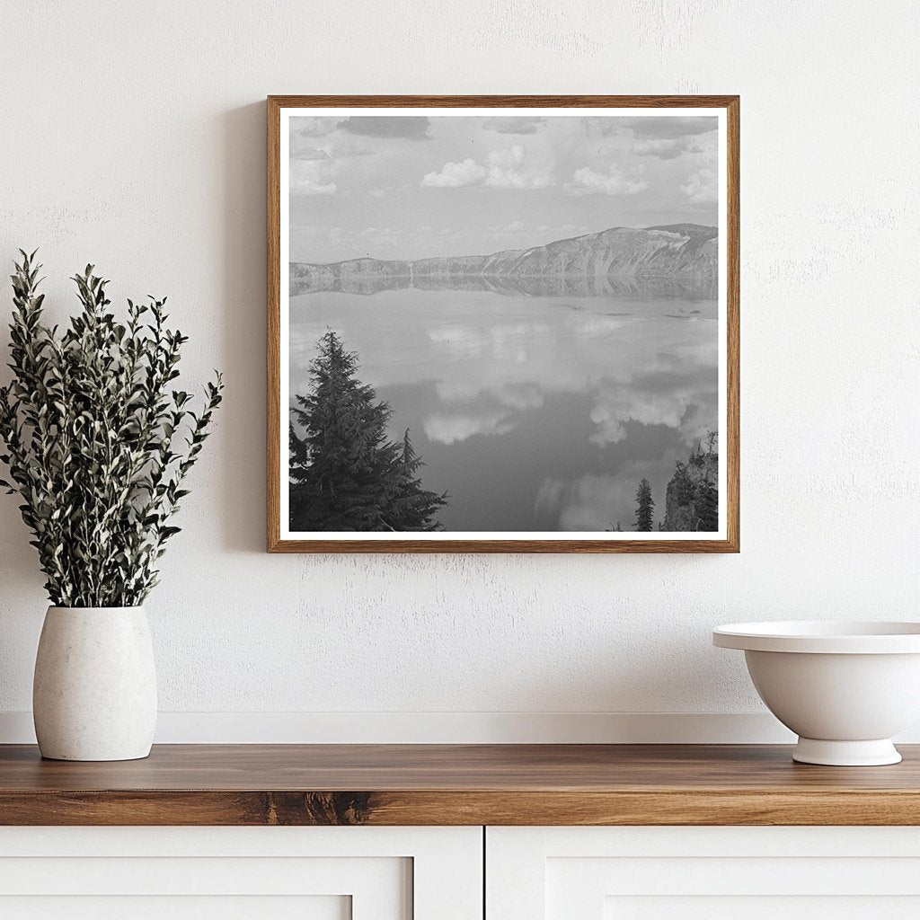 Crater Lake National Park Oregon July 1942 Vintage Photo - Available at KNOWOL