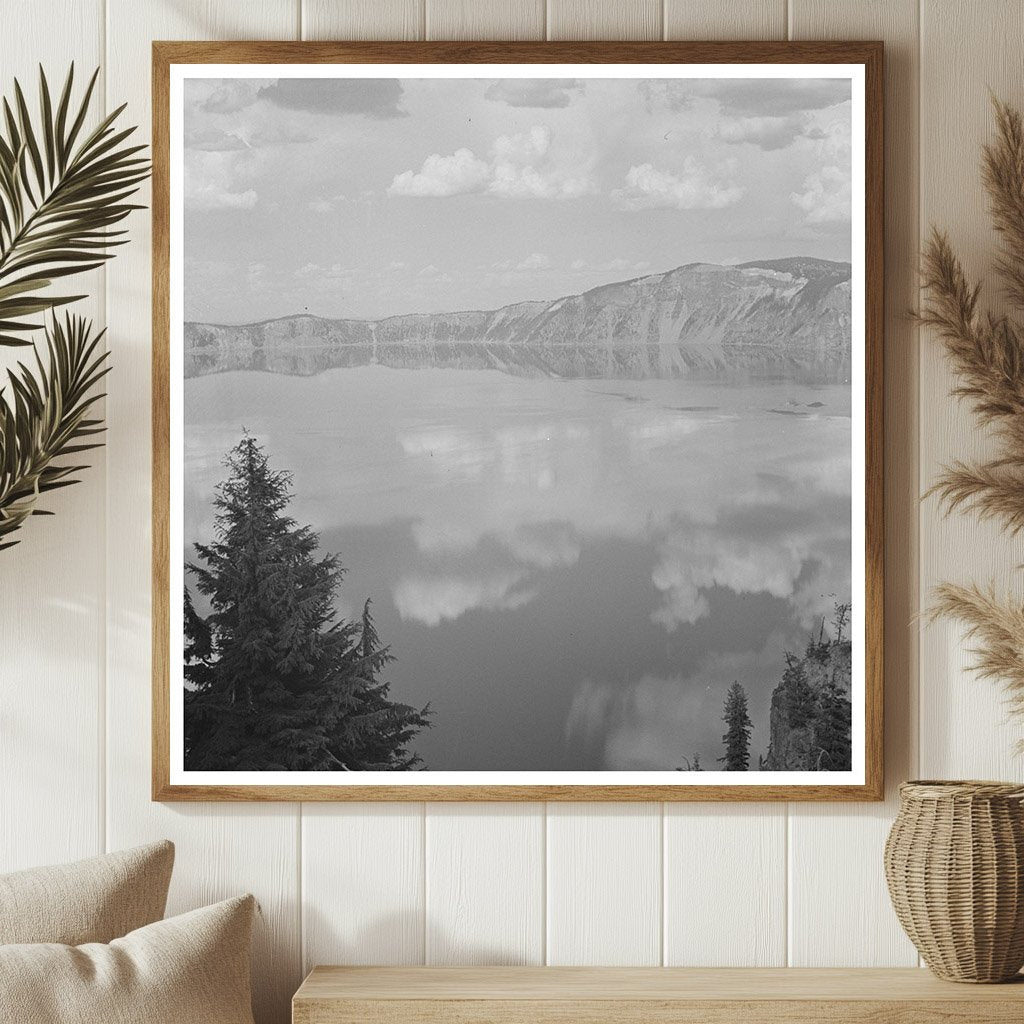 Crater Lake National Park Oregon July 1942 Vintage Photo - Available at KNOWOL