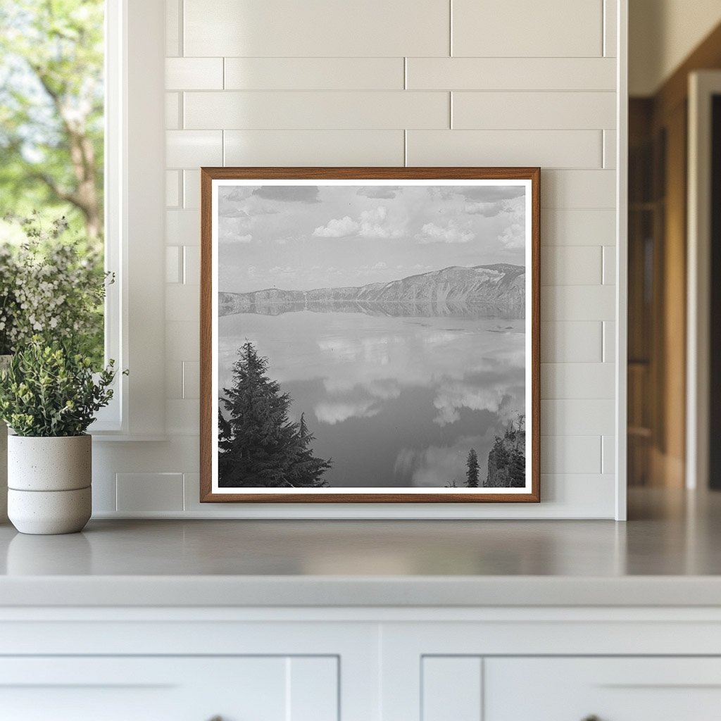 Crater Lake National Park Oregon July 1942 Vintage Photo - Available at KNOWOL