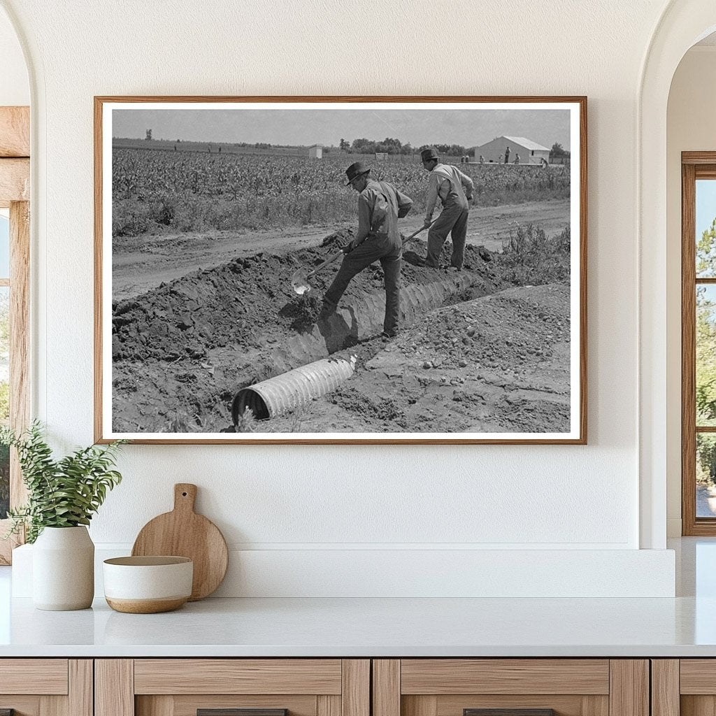Culvert Construction in New Madrid County May 1938 - Available at KNOWOL