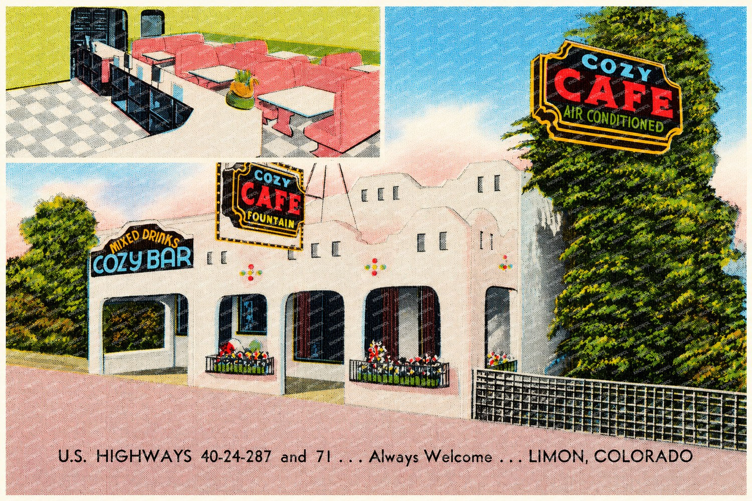 Limon, CO: Cozy Cafe, U.S. Highways 40-24-287 and 71... always welcome... Limon