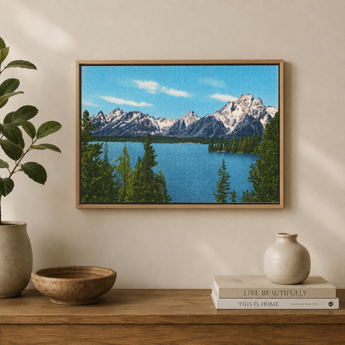 Grand Teton National Park, WY: Jackson Lake and Teton Mountains Wyoming