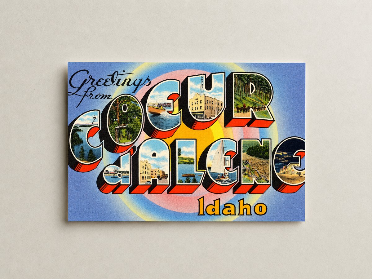Coeur d'Alene, ID: Greetings from Coeur d'Alene
