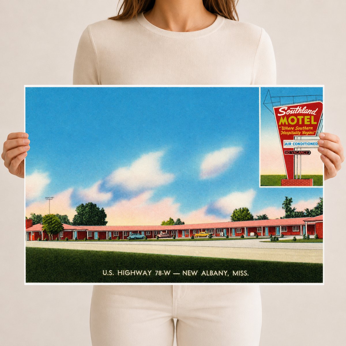 New Albany, MS: Southland Motel, U.S. Highway 78-W -- New Albany