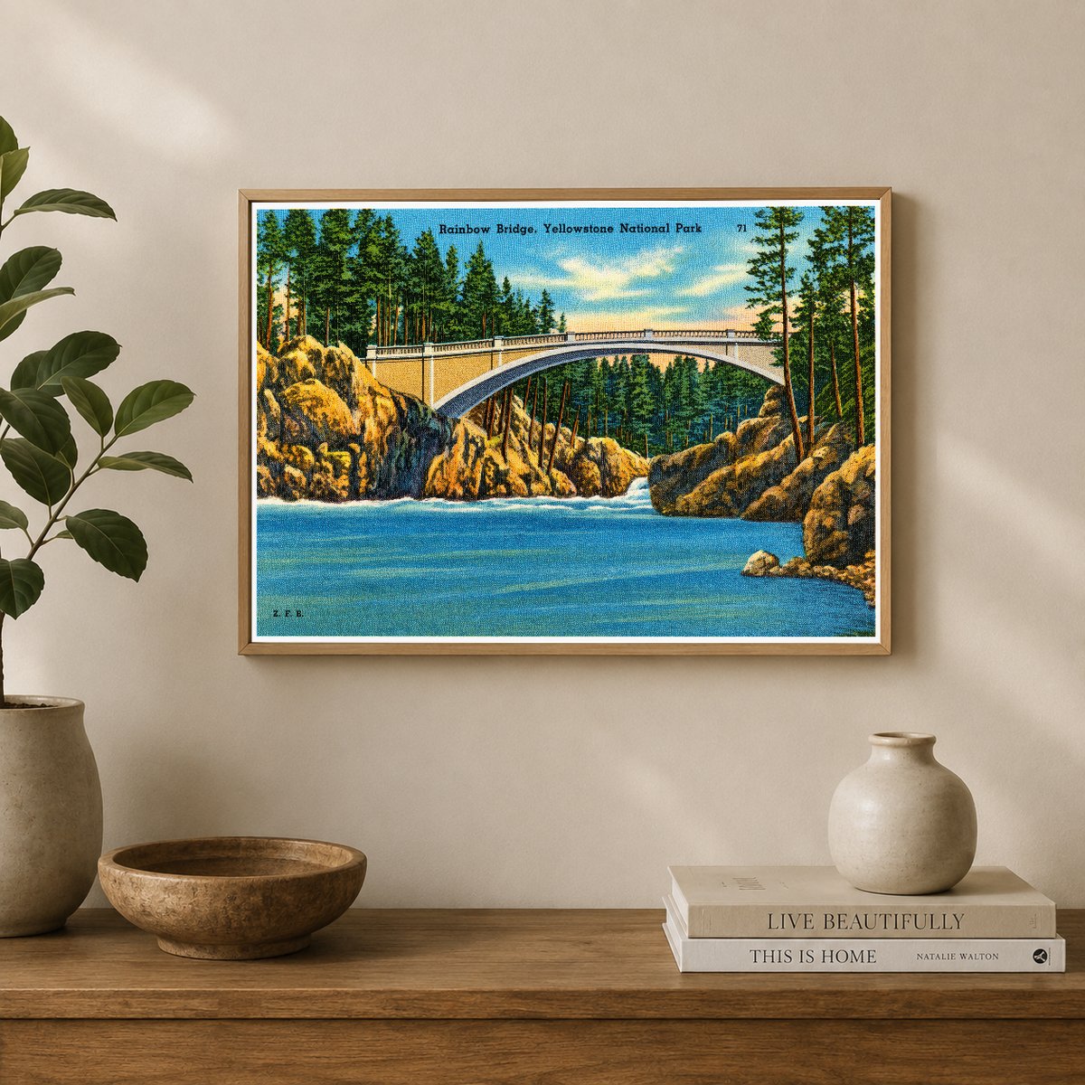 Yellowstone National Park, WY: Rainbow Bridge