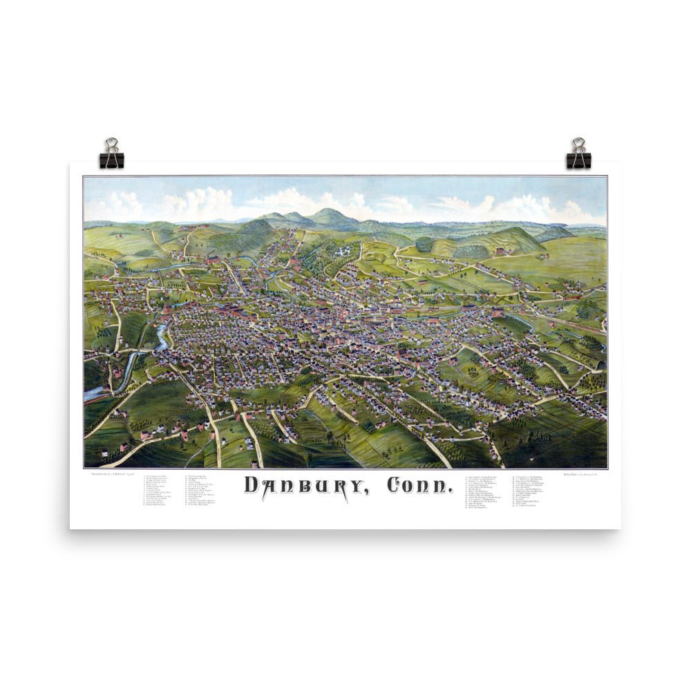 Danbury, CT 1884 - Available at KNOWOL