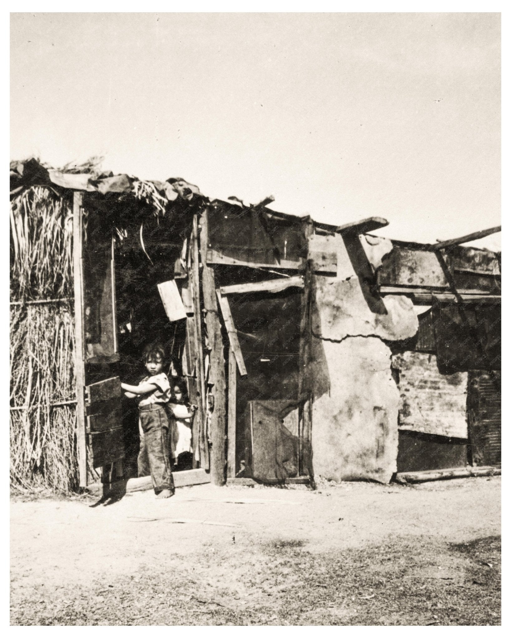 Date Pickers Home Coachella Valley California March 1935 Vintage Photo - Available at KNOWOL