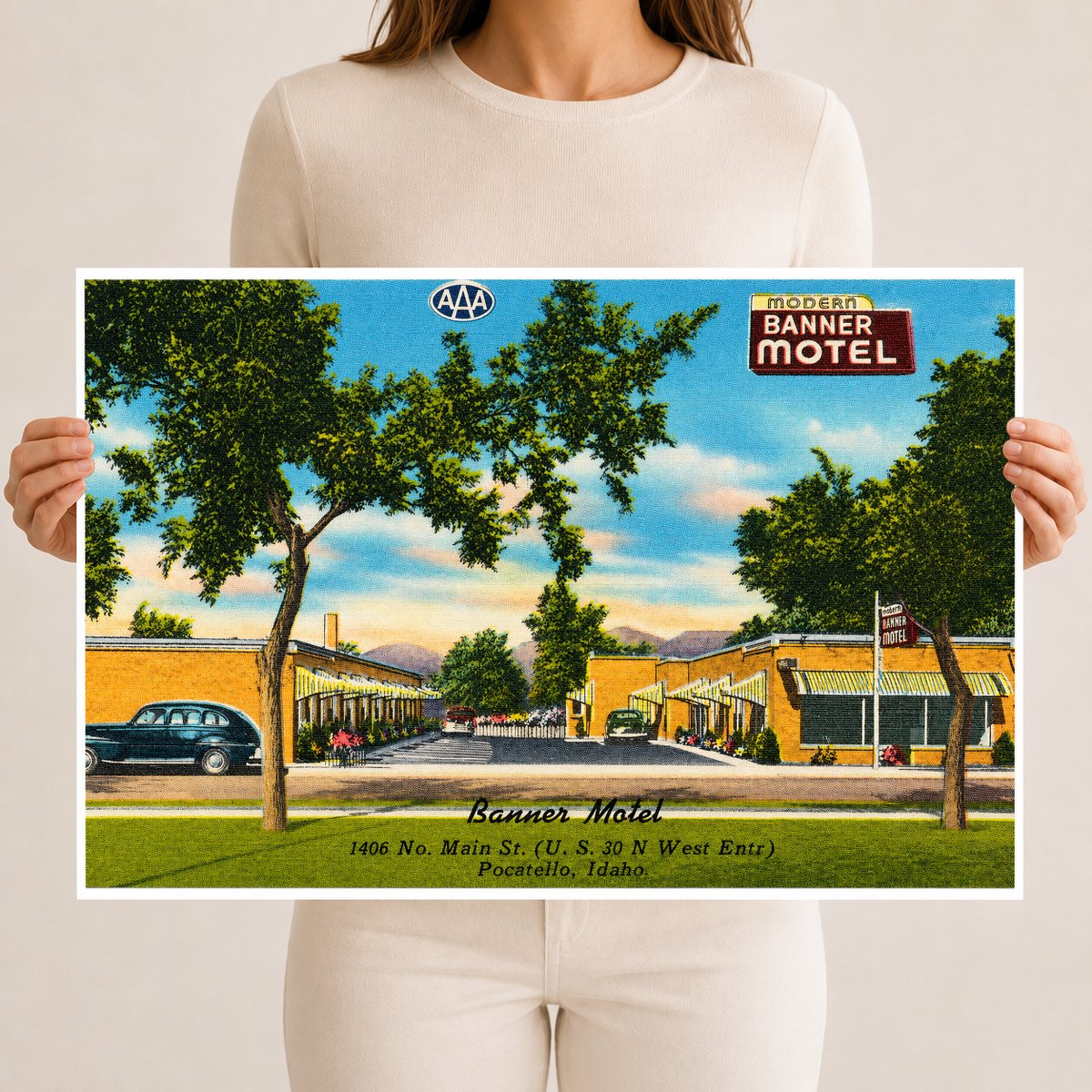 Pocatello, ID: Banner Motel, 1406 No. Main St.. (U.S. 30 N West Entr) Pocatello