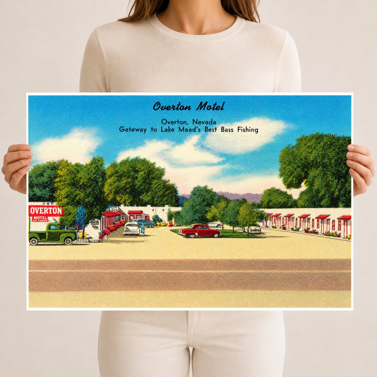 Overton, NV: Overton Motel, Overton, Nevada. Gateway to Lake Mead's best Bass fishing