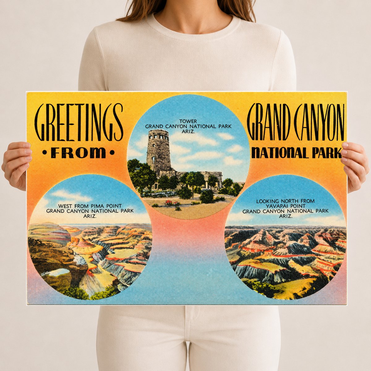 Grand Canyon National Park, AZ: Greetings from Grand Canyon National Park