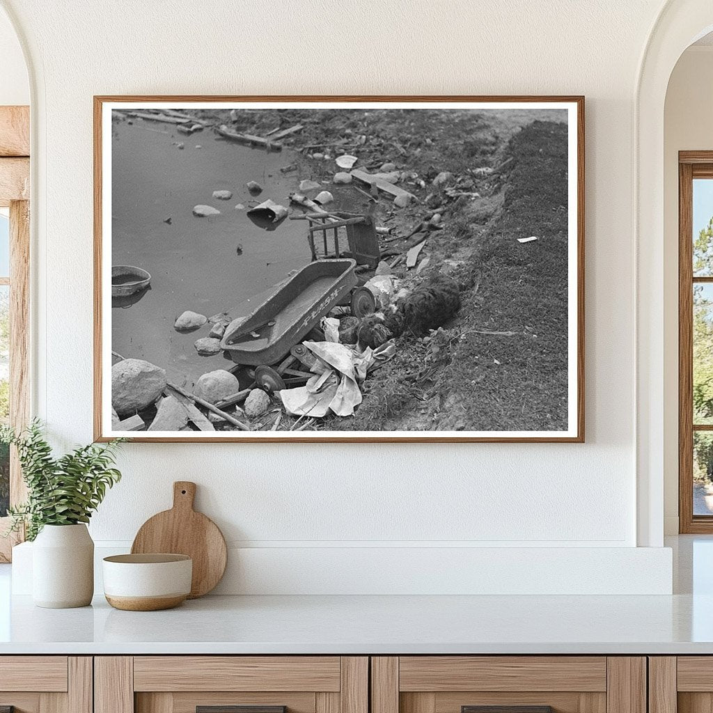 Doll Buggy on Farm Near Northome Minnesota 1937 - Available at KNOWOL