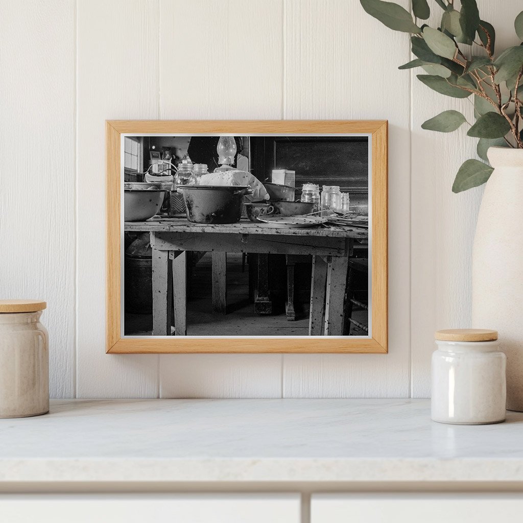 Dougherty Basement House Oregon 1939 Vintage Photograph - Available at KNOWOL