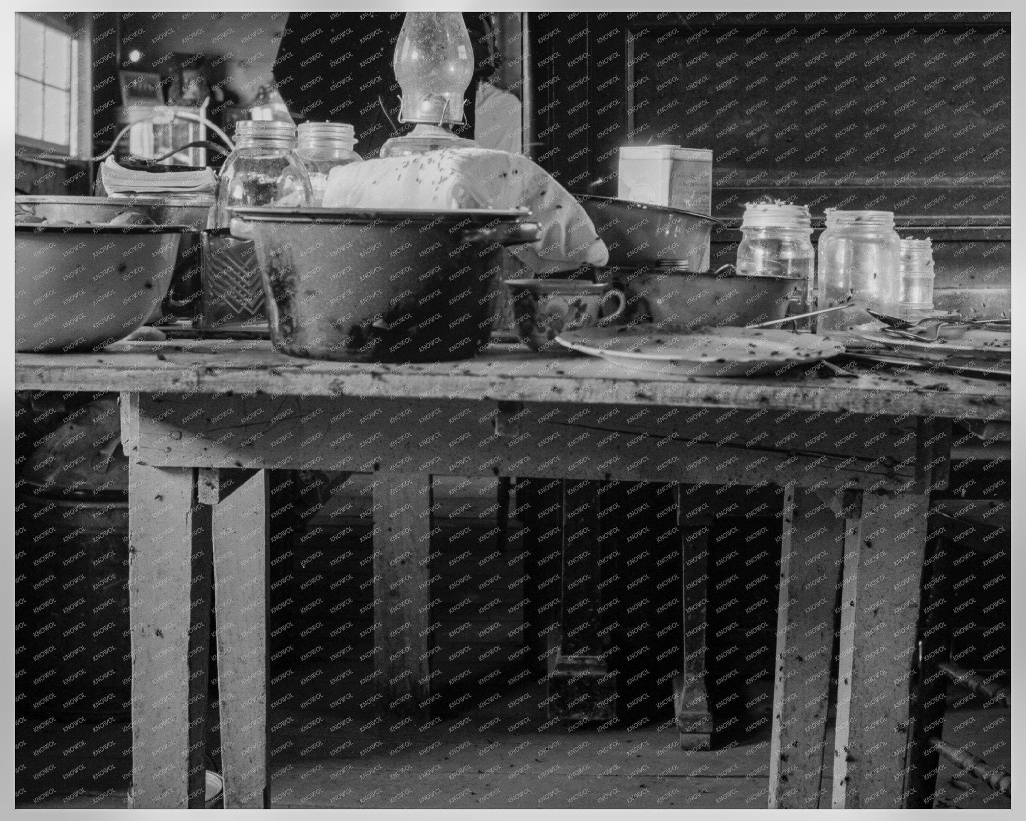 Dougherty Basement House Oregon 1939 Vintage Photograph - Available at KNOWOL