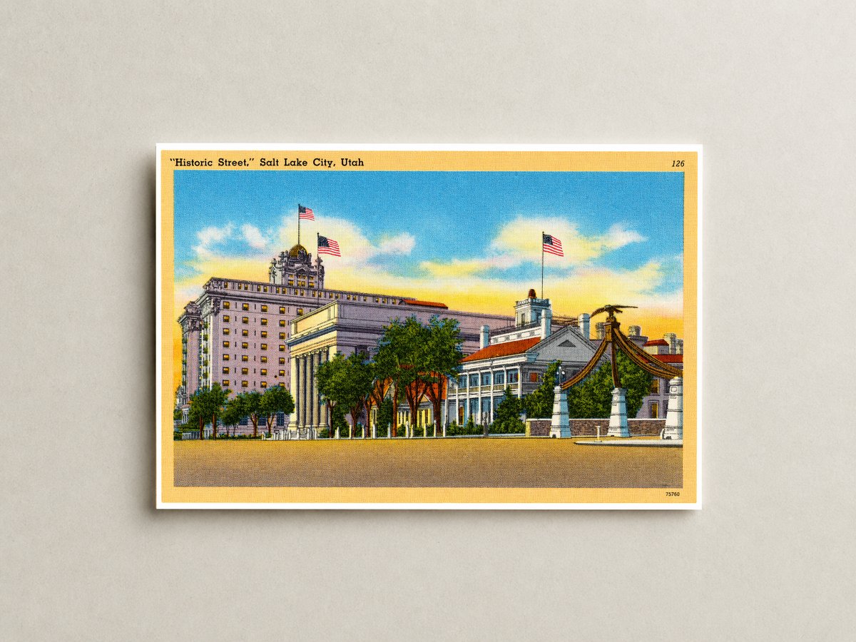 Salt Lake City, UT: "Historic Street," Salt Lake City