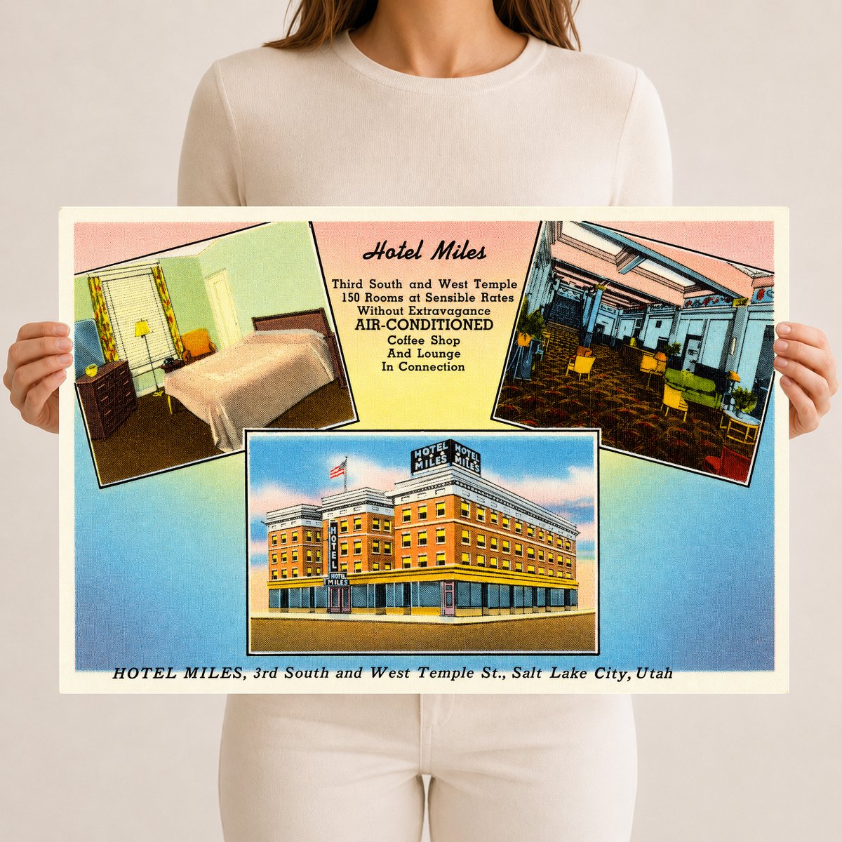 Salt Lake City, UT: Hotel Miles, 3rd South and West Temple St.