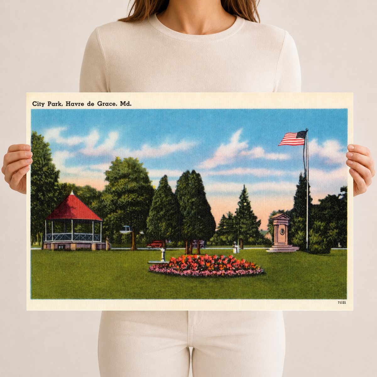 City Park, Havre de Grace, MD — Vintage Maryland Postcard