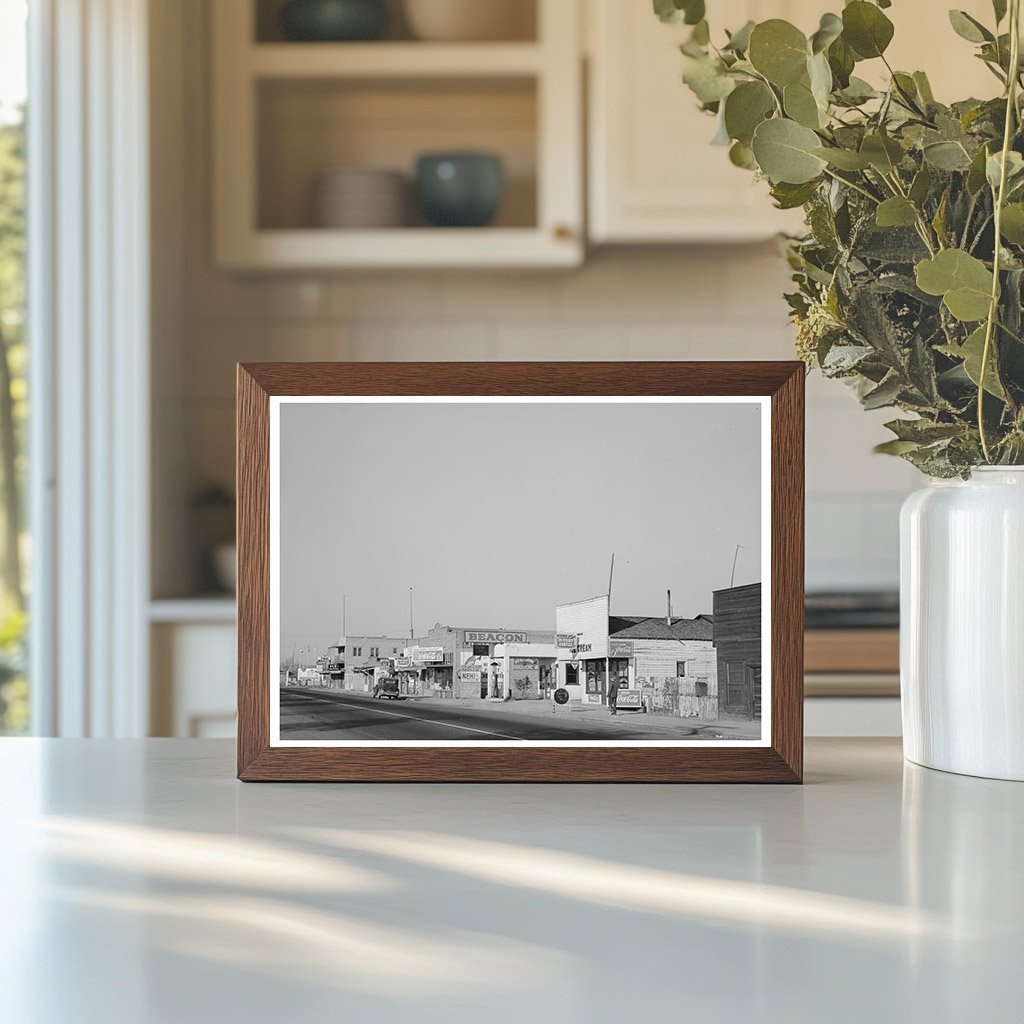 Earlimart California Main Street Vintage Photo 1940 - Available at KNOWOL