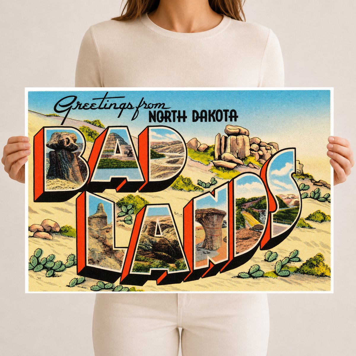 Little Badlands, ND: Greetings from North Dakota Badlands