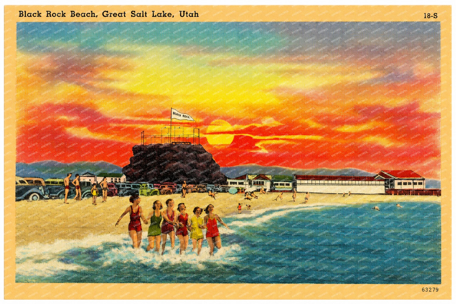 Great Salt Lake, UT: Black Rock Beach