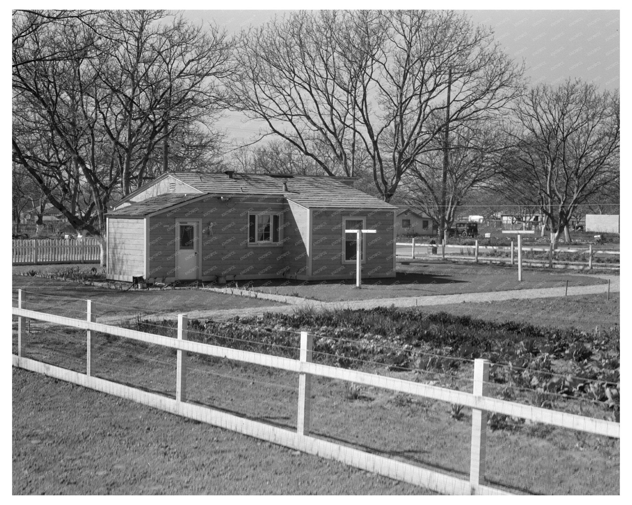 El Monte Federal Subsistence Homesteads Project California 1936 Vintage Photo - Available at KNOWOL
