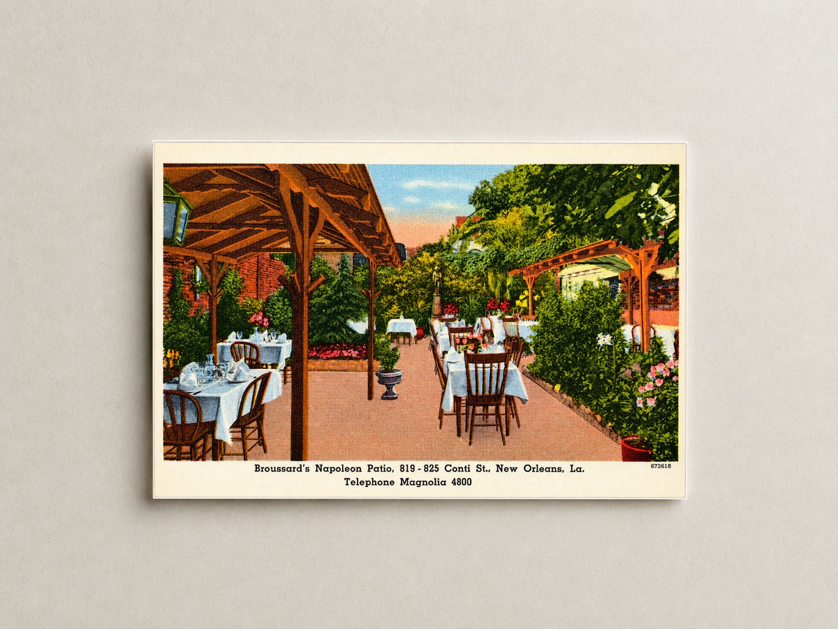 New Orleans, LA: Broussard's Napoleon Patio, 819-825 Conti St.