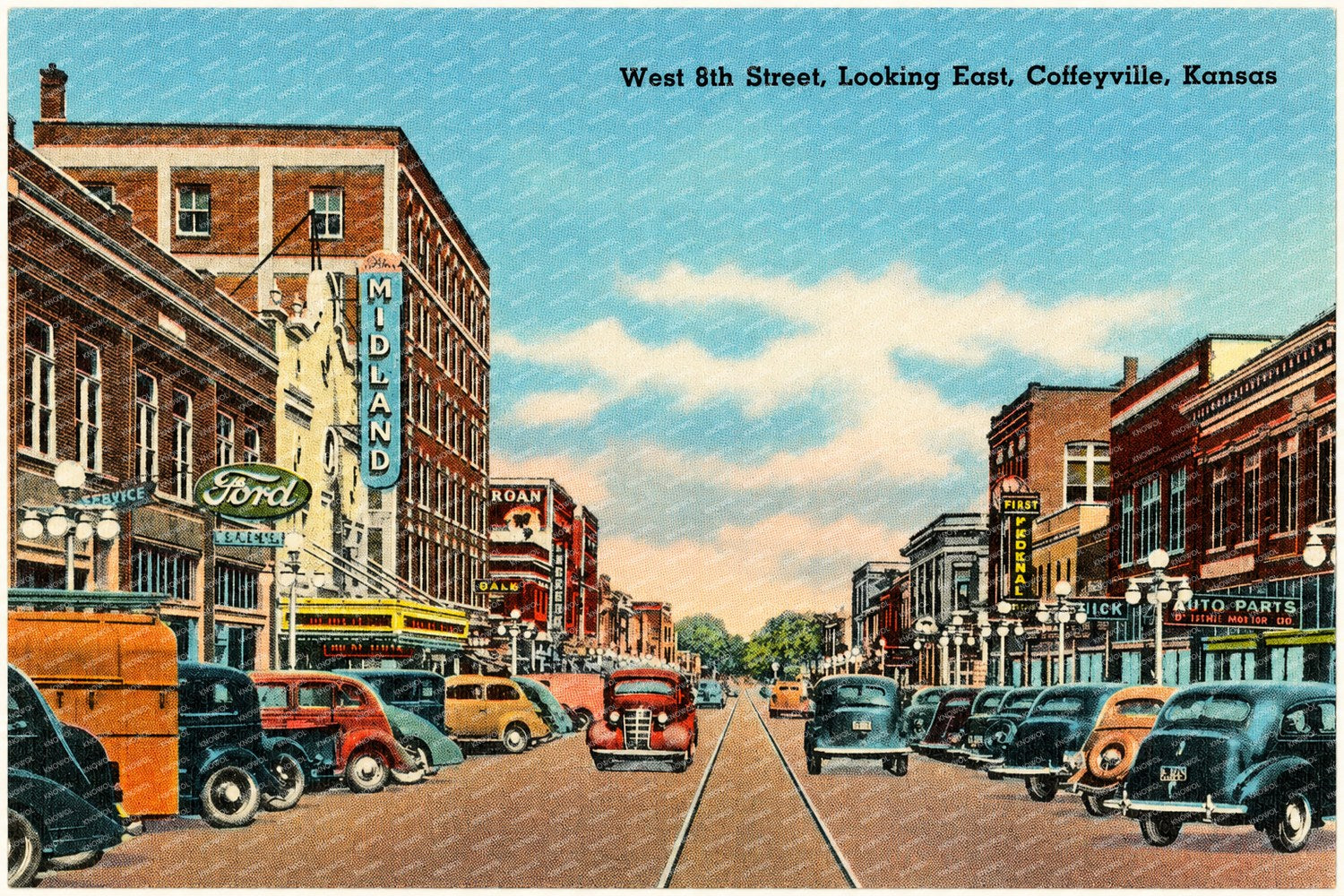 Coffeyville, KS: West 8th Street, looking east