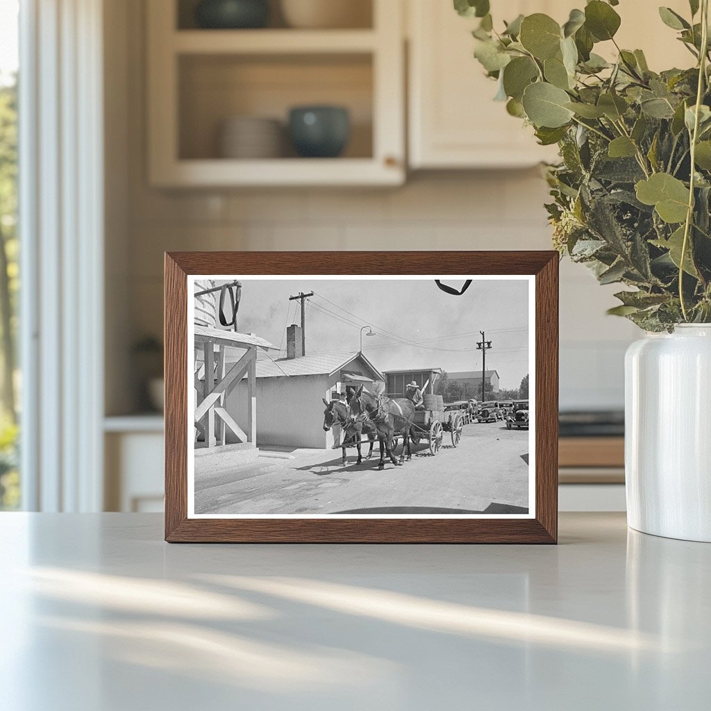 Farmer in Line for Liquid Feed Owensboro Kentucky 1938 - Available at KNOWOL