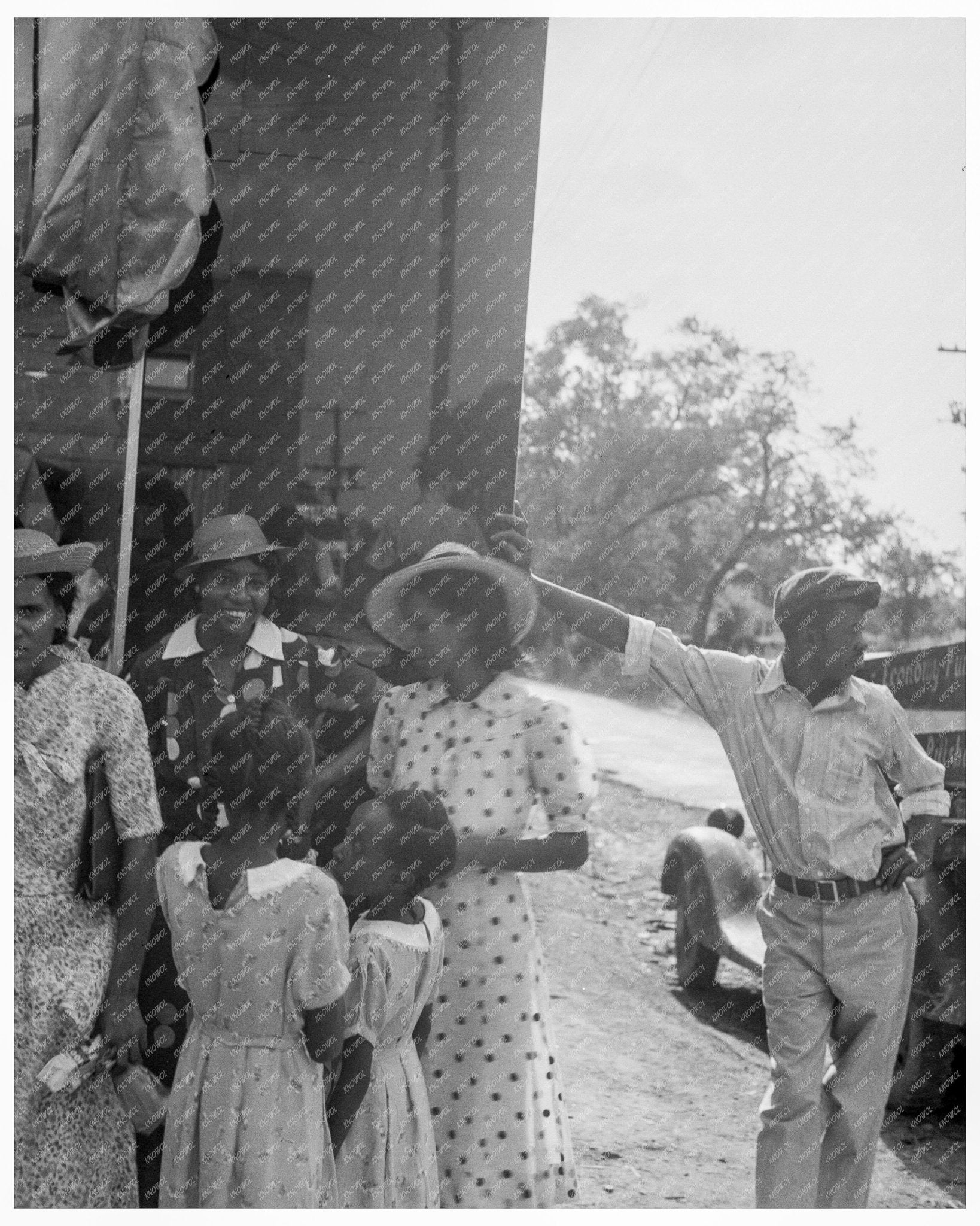 Farmers in Pittsboro North Carolina July 1939 Vintage Rural Life Photograph - Available at KNOWOL