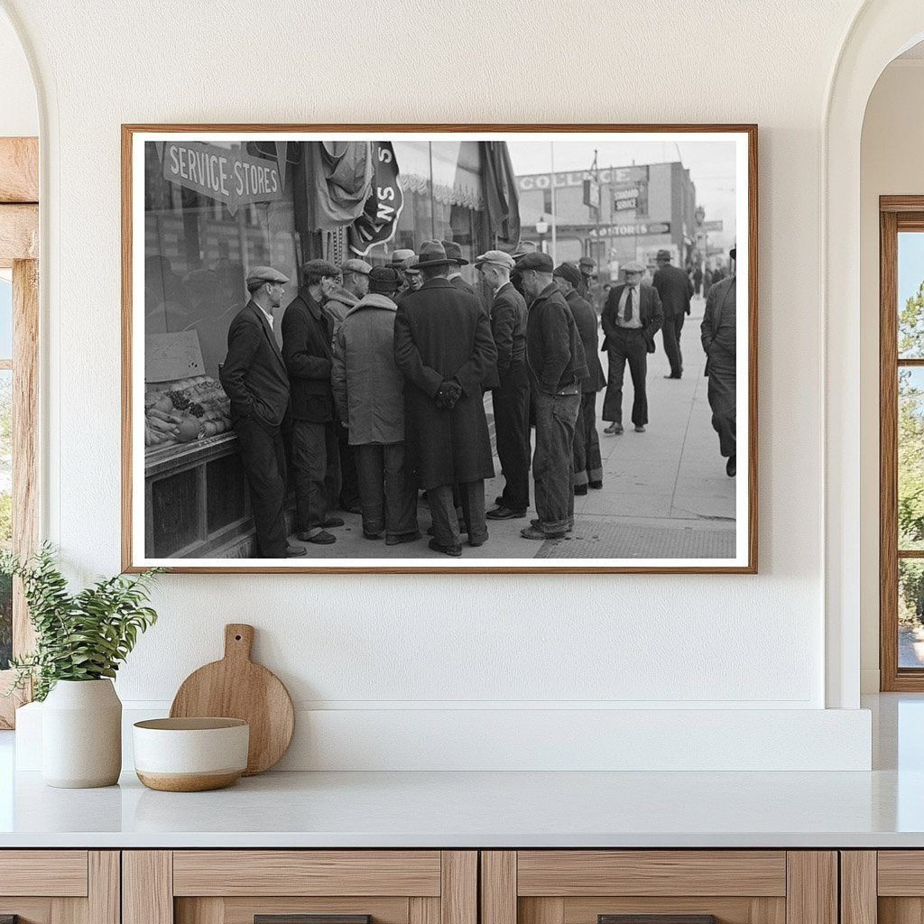 Farmers in Williston North Dakota 1937 Vintage Photo - Available at KNOWOL