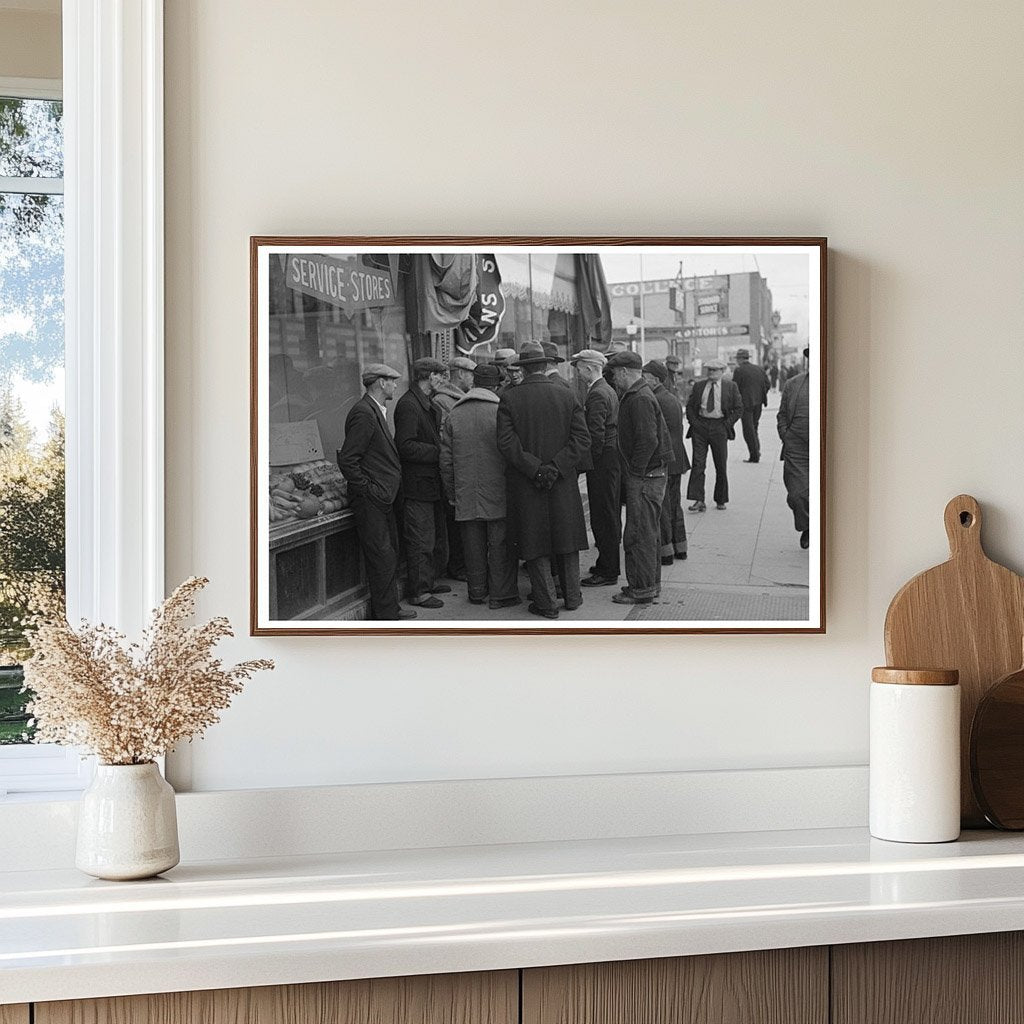 Farmers in Williston North Dakota 1937 Vintage Photo - Available at KNOWOL