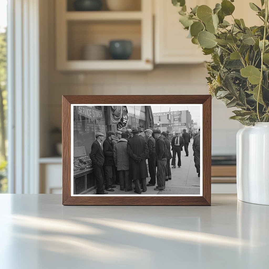 Farmers in Williston North Dakota 1937 Vintage Photo - Available at KNOWOL