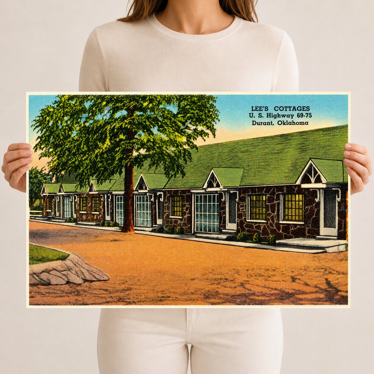 Durant, OK: Lee's Cottages, U.S. Highway 69 - 75
