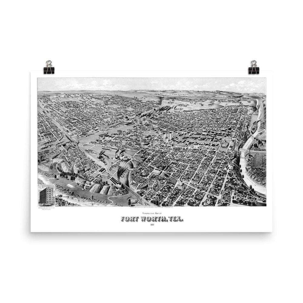 Fort Worth, TX 1891 - Available at KNOWOL
