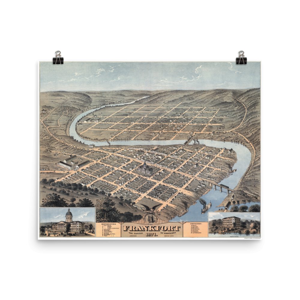 Frankfort, KY 1871 - Available at KNOWOL