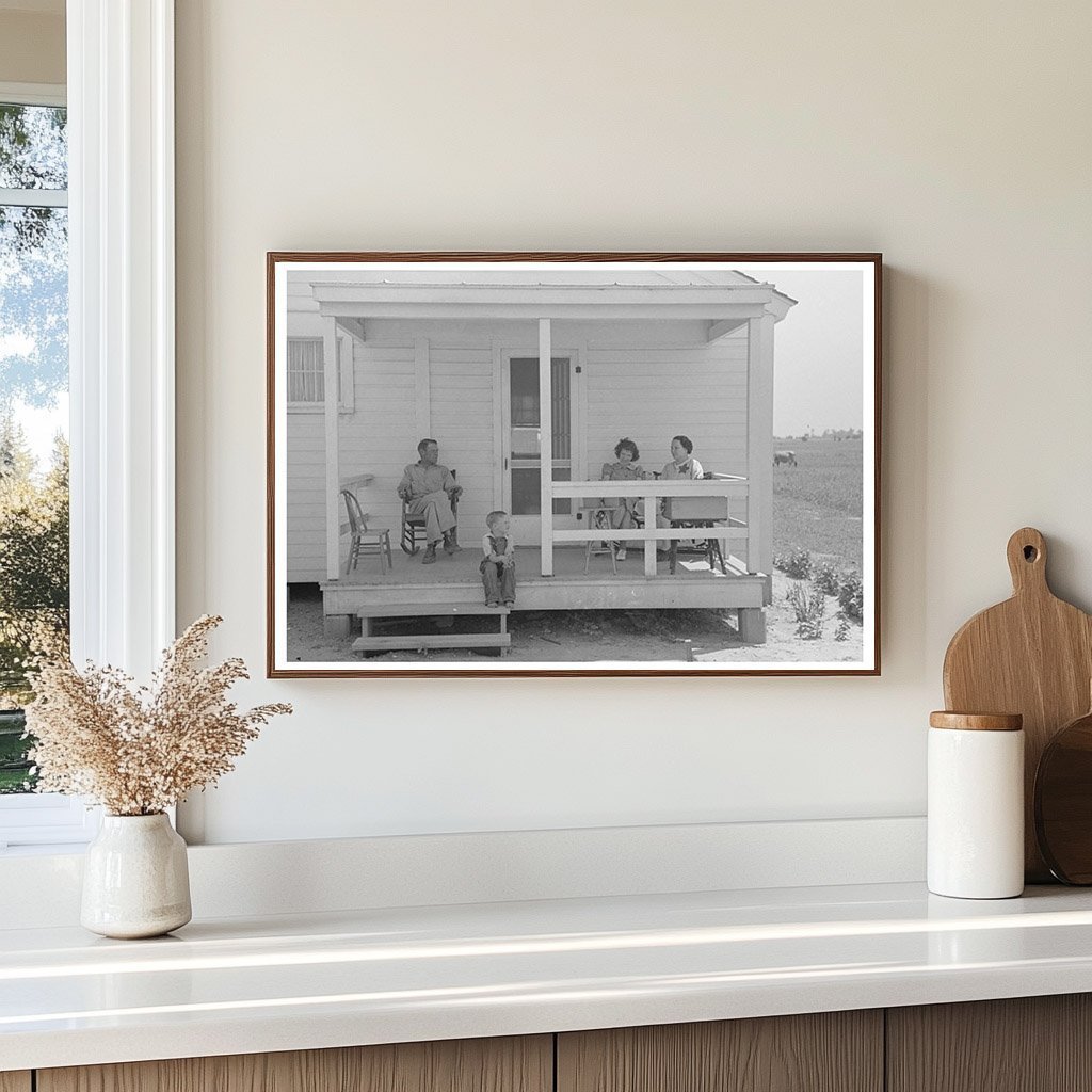 FSA Clients on Porch of New Home Southeast Missouri 1938 - Available at KNOWOL