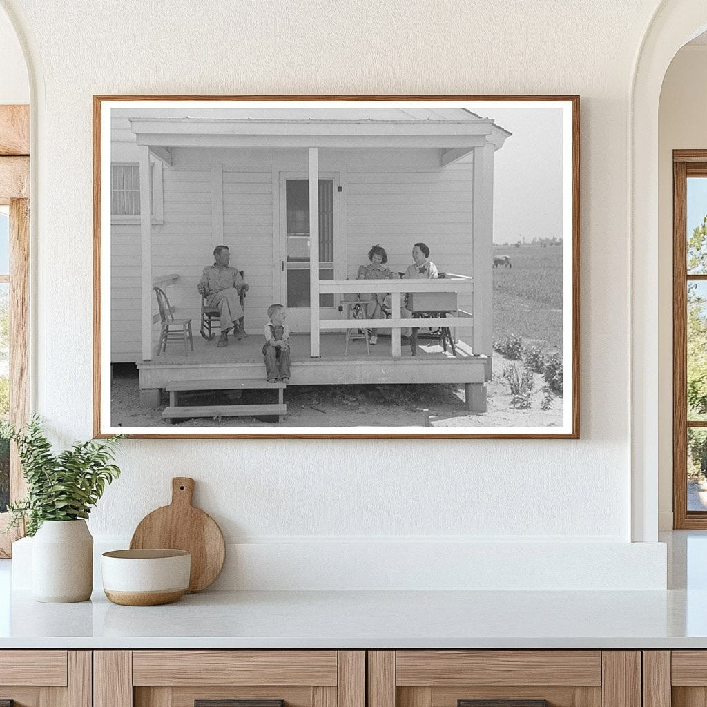 FSA Clients on Porch of New Home Southeast Missouri 1938 - Available at KNOWOL