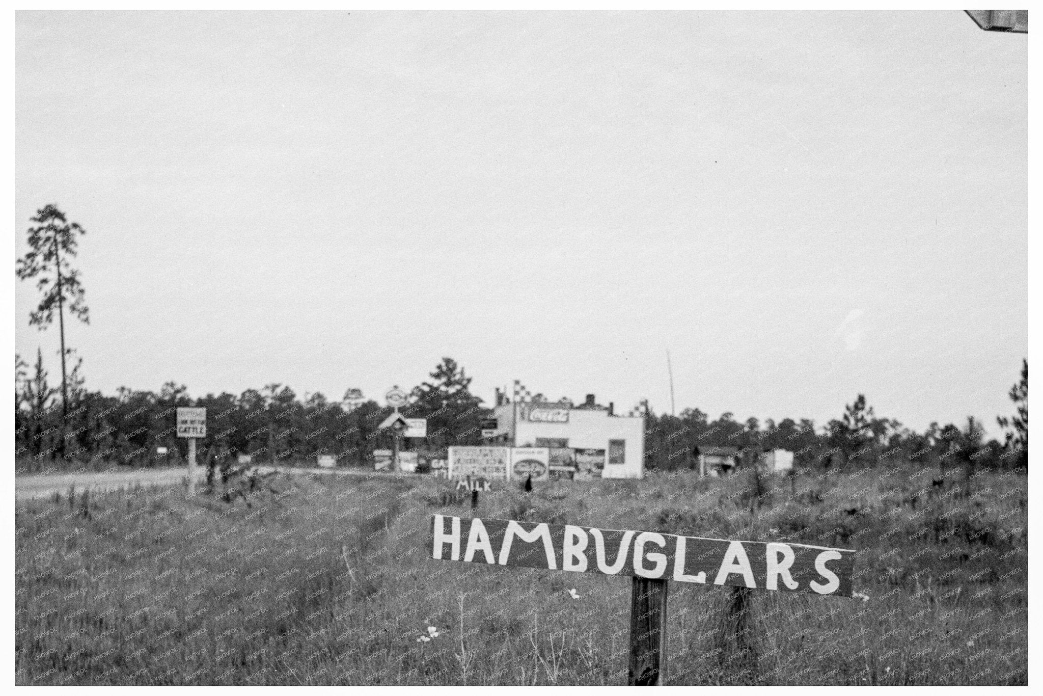 Georgia Road Sign Vintage Photo July 1937 - Available at KNOWOL