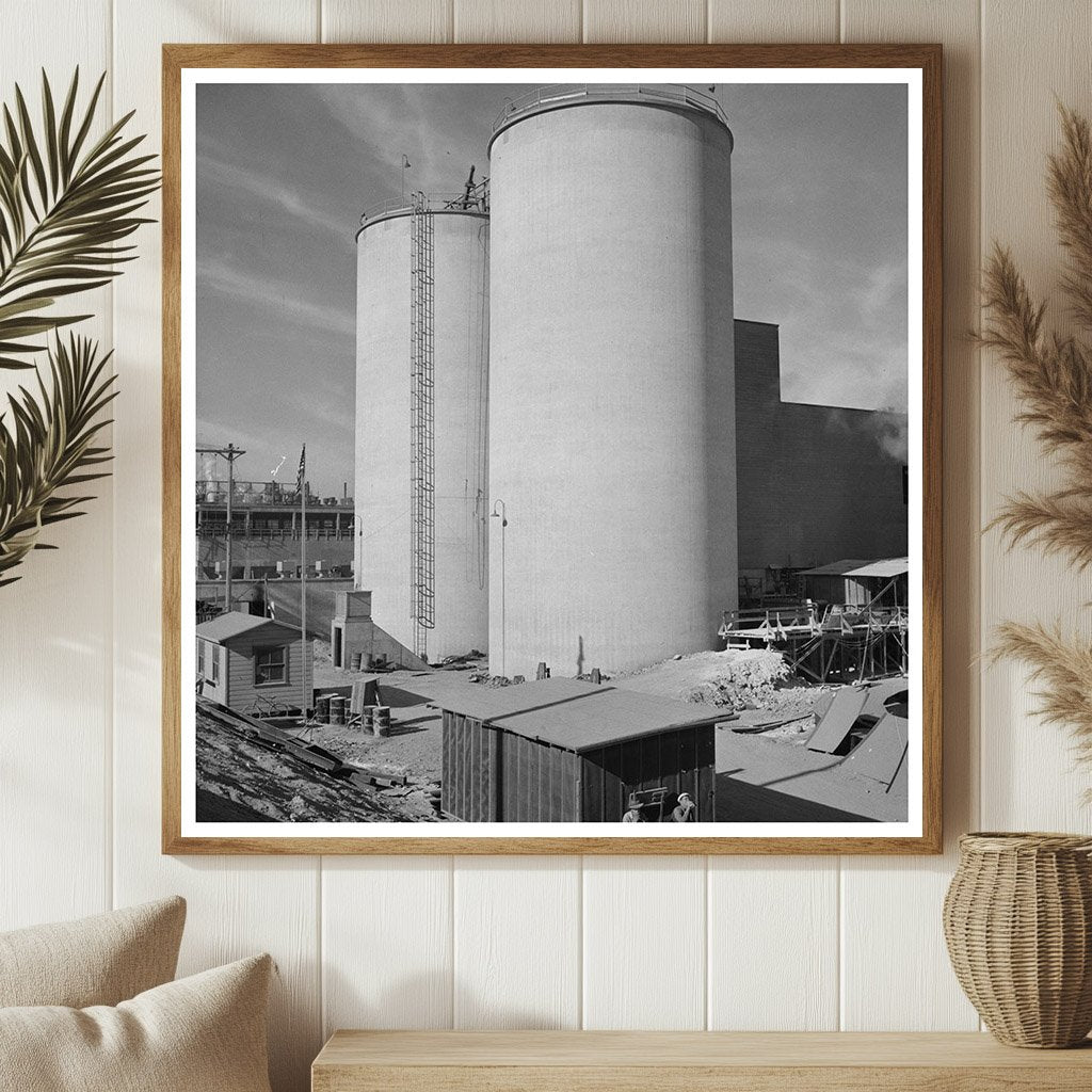 Giant Silos for Magnesium Production Southern Nevada 1950s - Available at KNOWOL