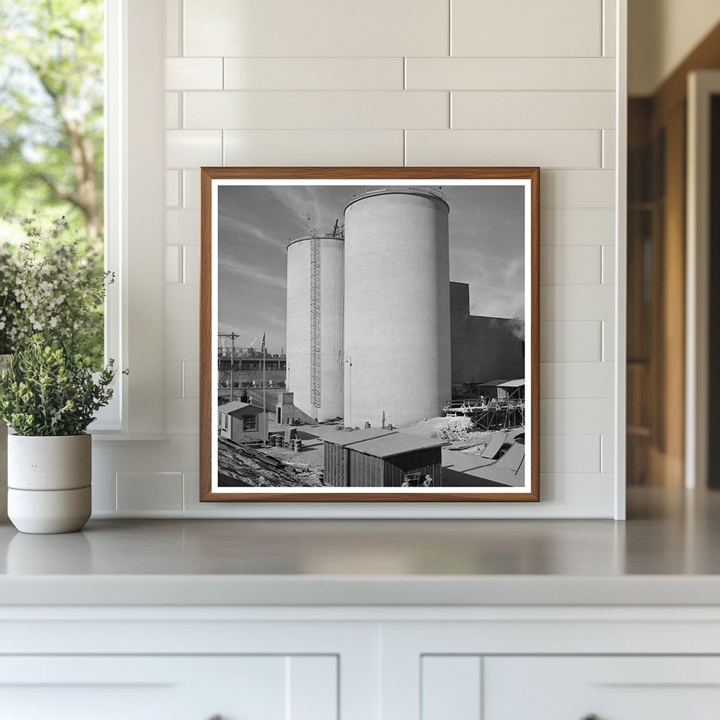 Giant Silos for Magnesium Production Southern Nevada 1950s - Available at KNOWOL