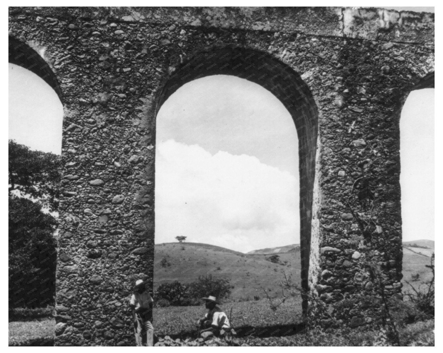 Historic Aqueduct in Taxco Guerrero Mexico 18th Century - Available at KNOWOL