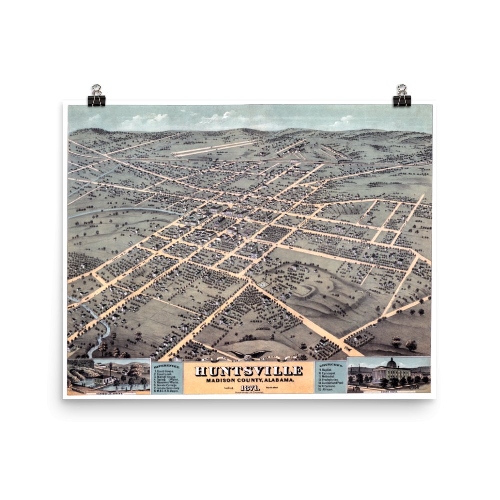Huntsville, AL 1871 - Available at KNOWOL