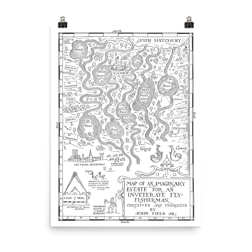 Imaginary Estate of an Inveterate Fly Fisherman - Available at KNOWOL