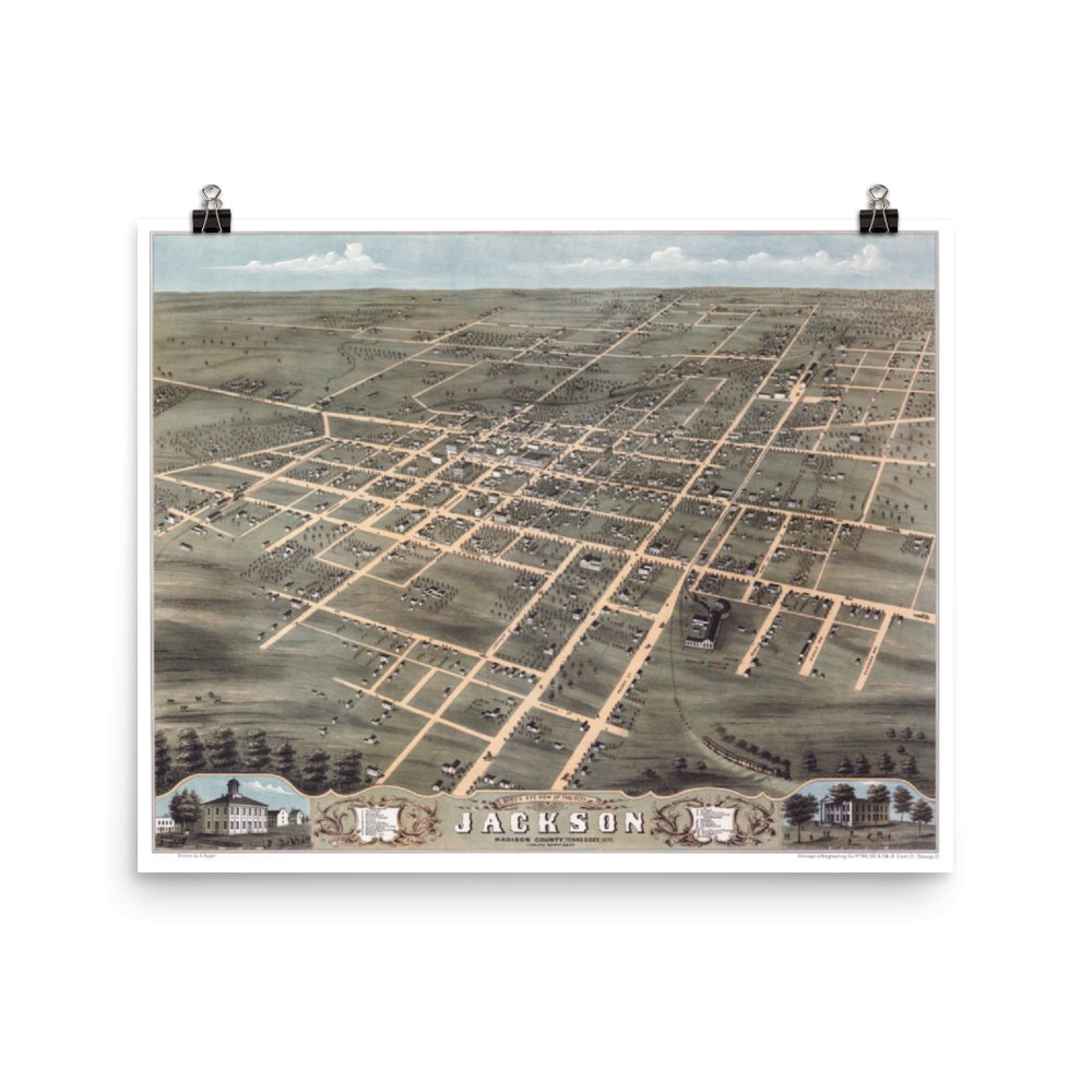 Jackson, TN 1870 - Available at KNOWOL