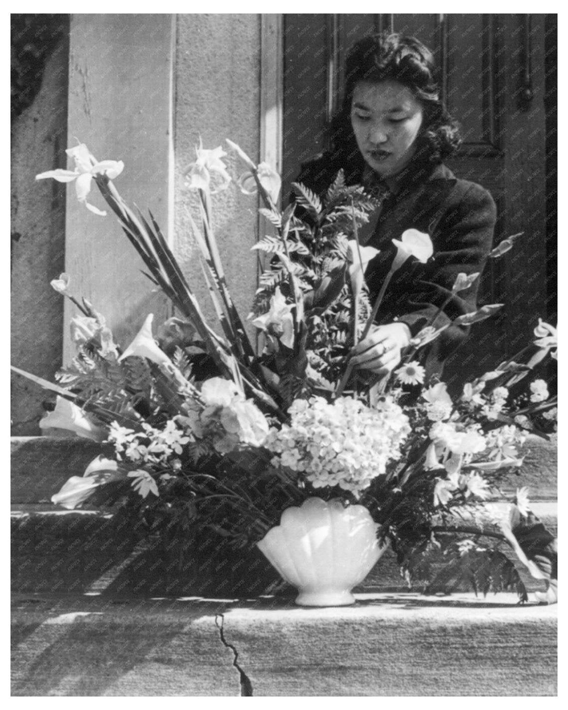 Japanese American Internment April 1942 Vintage Image - Available at KNOWOL