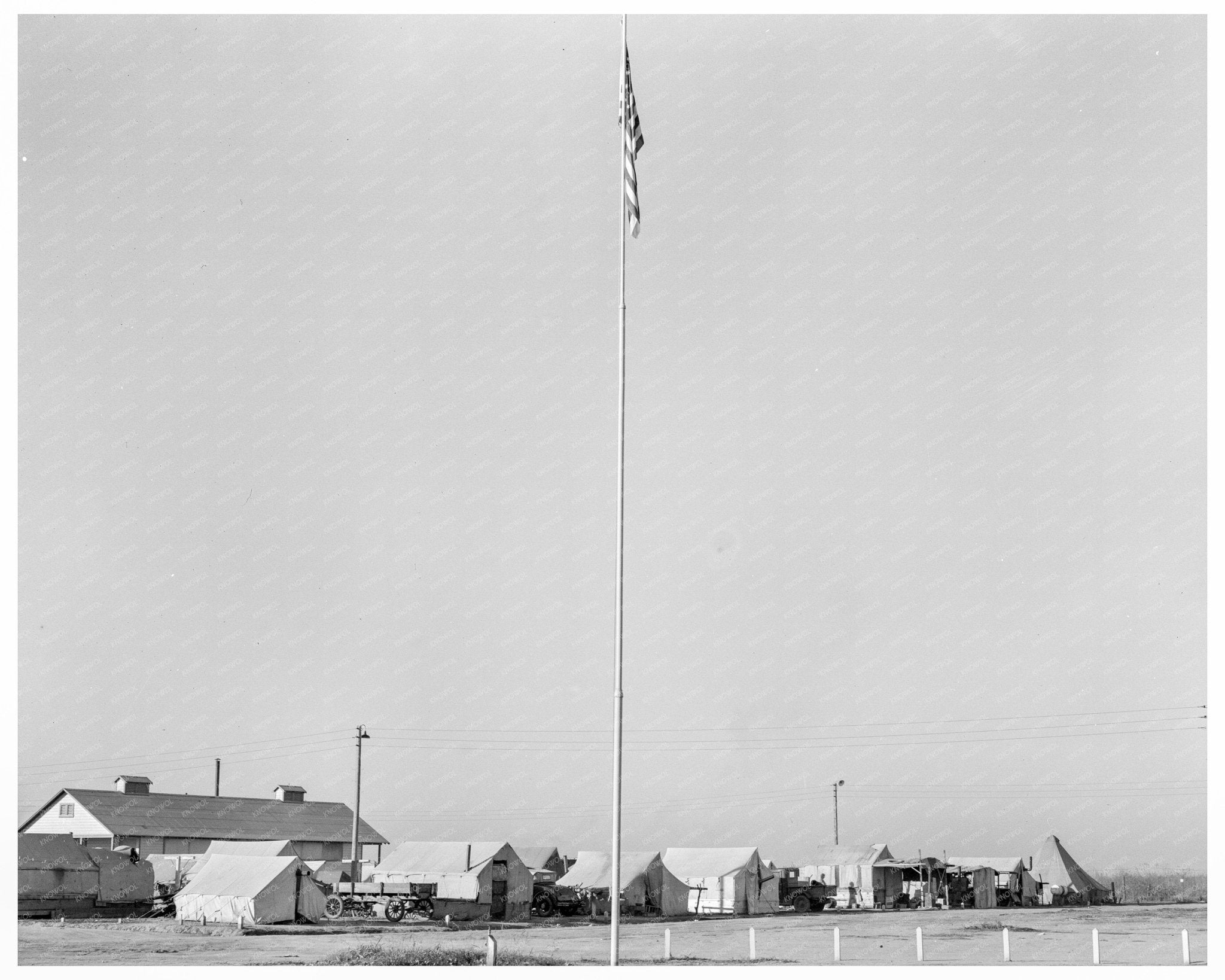Kern Migrant Camp California 1936 Vintage Photograph - Available at KNOWOL