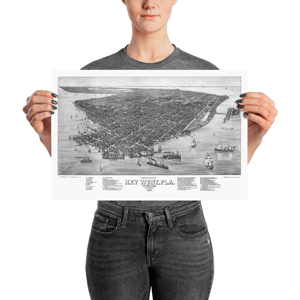 Key West, FL 1884 - Available at KNOWOL