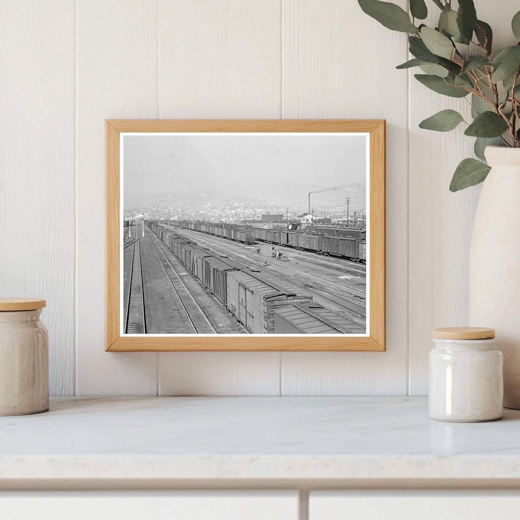 Klamath Falls Oregon Railroad Yard 1939 Vintage Photo - Available at KNOWOL