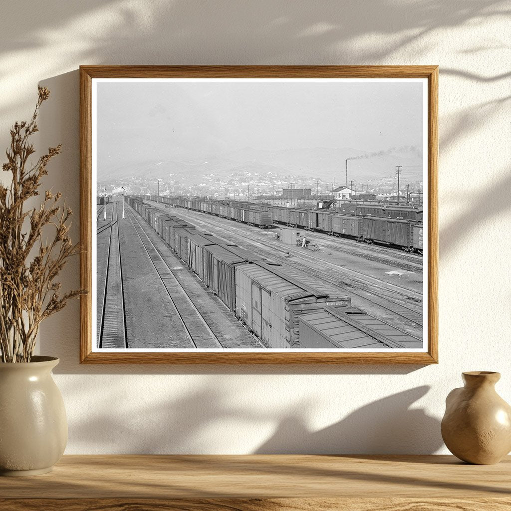 Klamath Falls Oregon Railroad Yard 1939 Vintage Photo - Available at KNOWOL