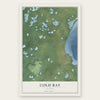 Cold Bay, Alaska map print, the full design